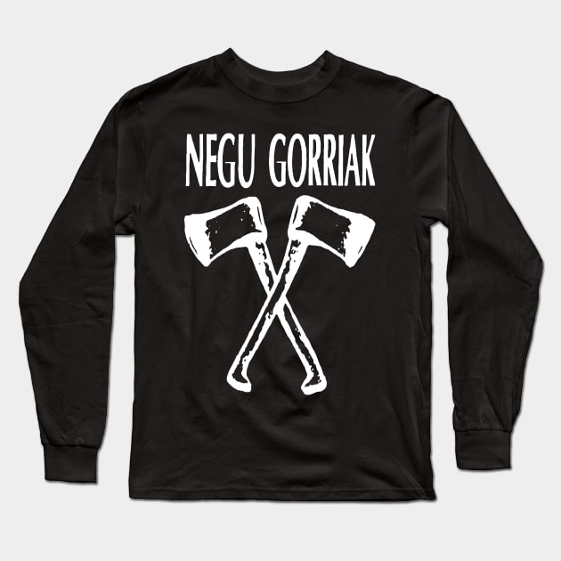 NEGU gorriak euskal herria Long Sleeve T-Shirt by reyboot